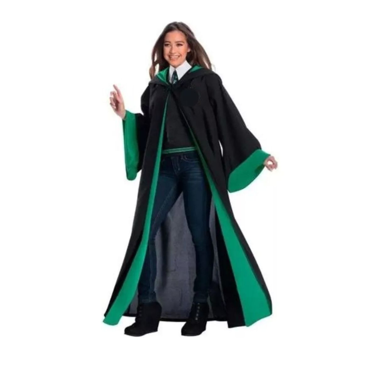 GENERICO - Disfraz De Harry Potter Tunica + Lentes + Varita talla 3-4 años