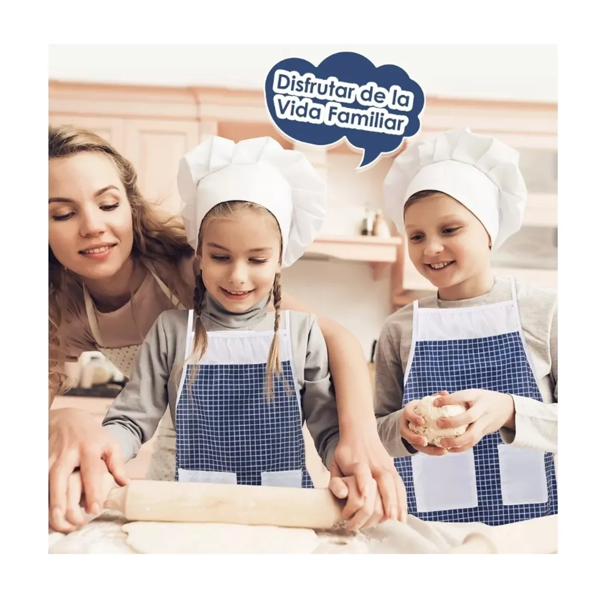 GENERICO - Juego Chef De Cocina Para Niño Rol De Chef Disfraz 11pzs