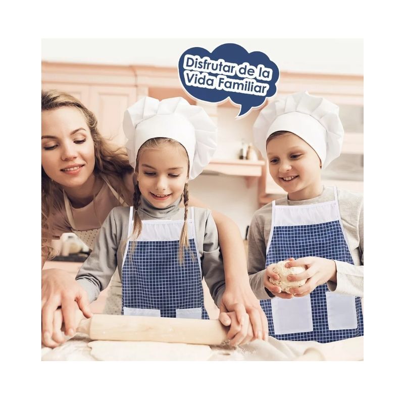 GENERICO - Juego Chef De Cocina Para Niño Rol De Chef Disfraz 11pzs