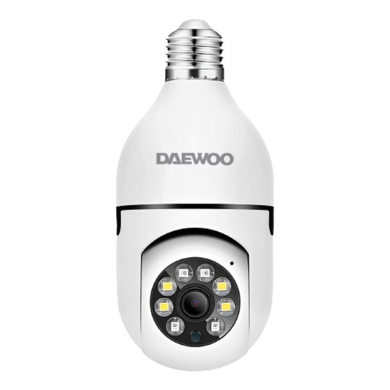 DAEWOO - Camara IP Seguridad Interior o Exterior Tipo Foco Wifi 2G 4G HD 1080p DI-SC004