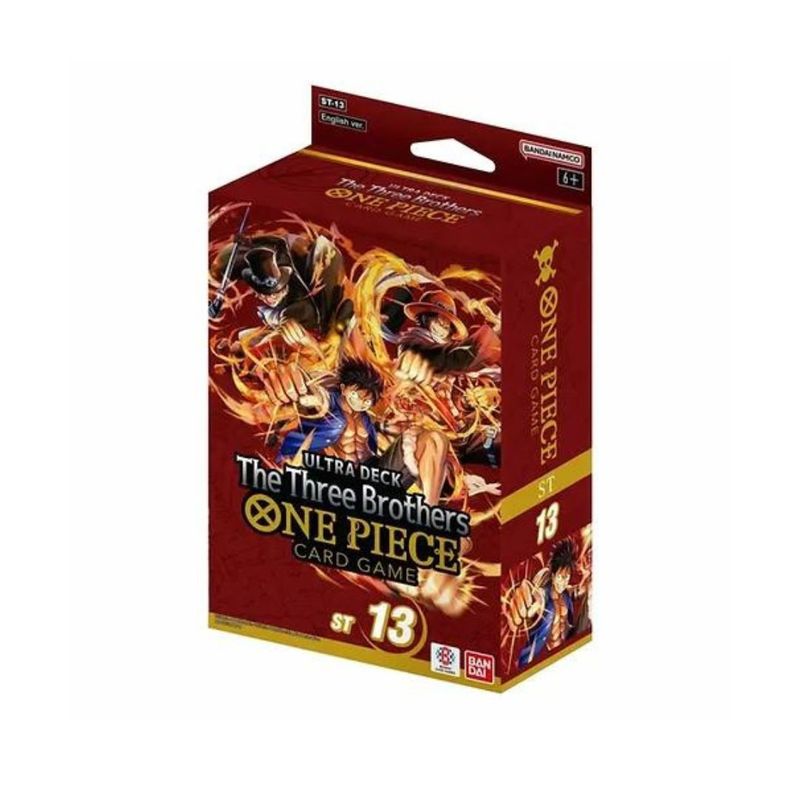 BANDAI - One Piece Card Game ST13 Ultimate Deck  The Three Brothers
