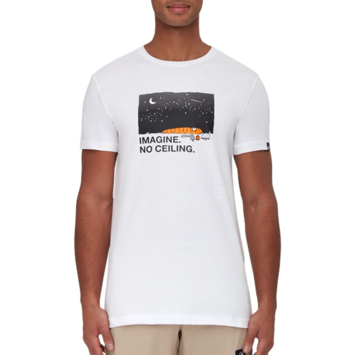MAMMUT - Polera Massone T-Shirt Hombre Blanco