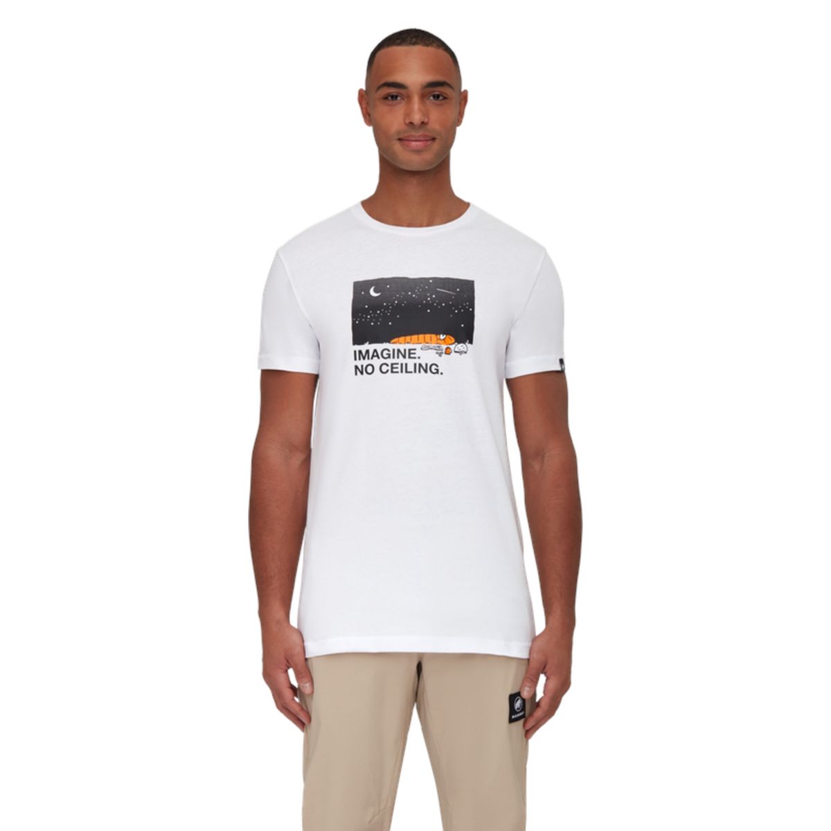MAMMUT - Polera Massone T-Shirt Hombre Blanco