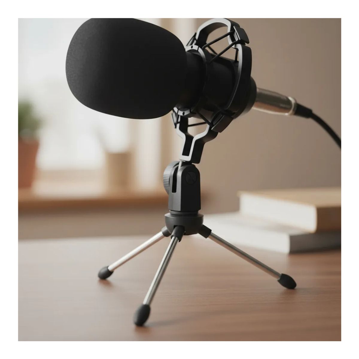 RHINO - Microfono Condensador Podcast Con Accesorios Rhino