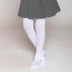 MONARCH - Ballerina Elasticada Escolar Blanco