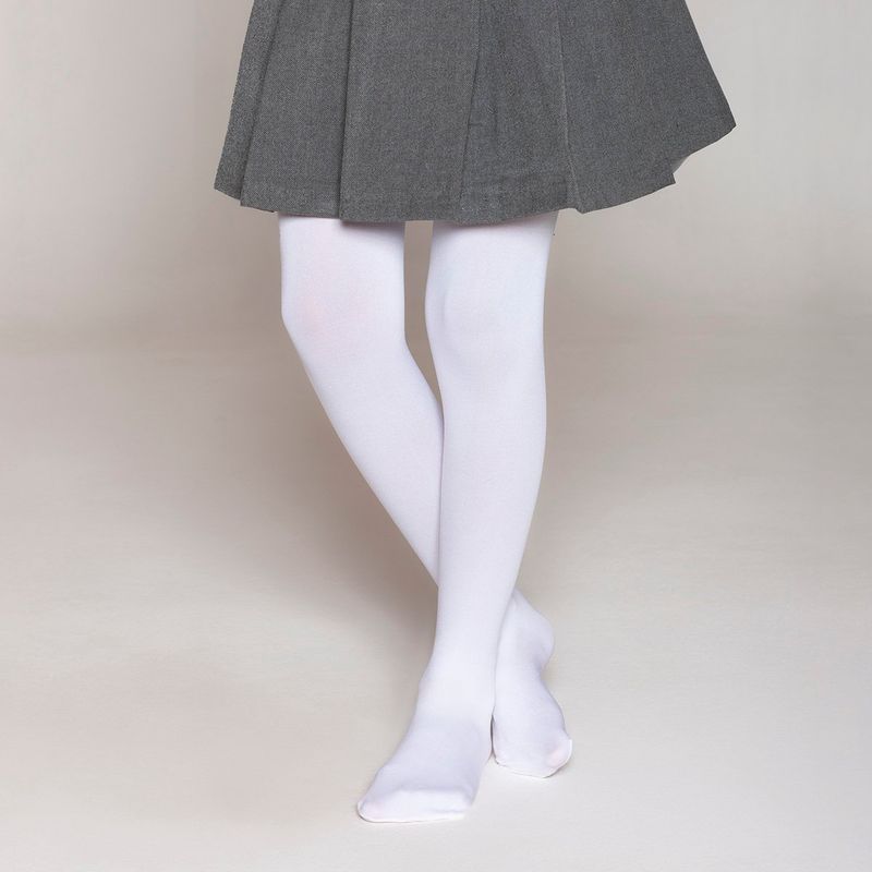 MONARCH - Ballerina Elasticada Escolar Blanco Monarch