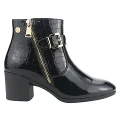 CHALADA - Botin Mujer Negro Casual Gally-4