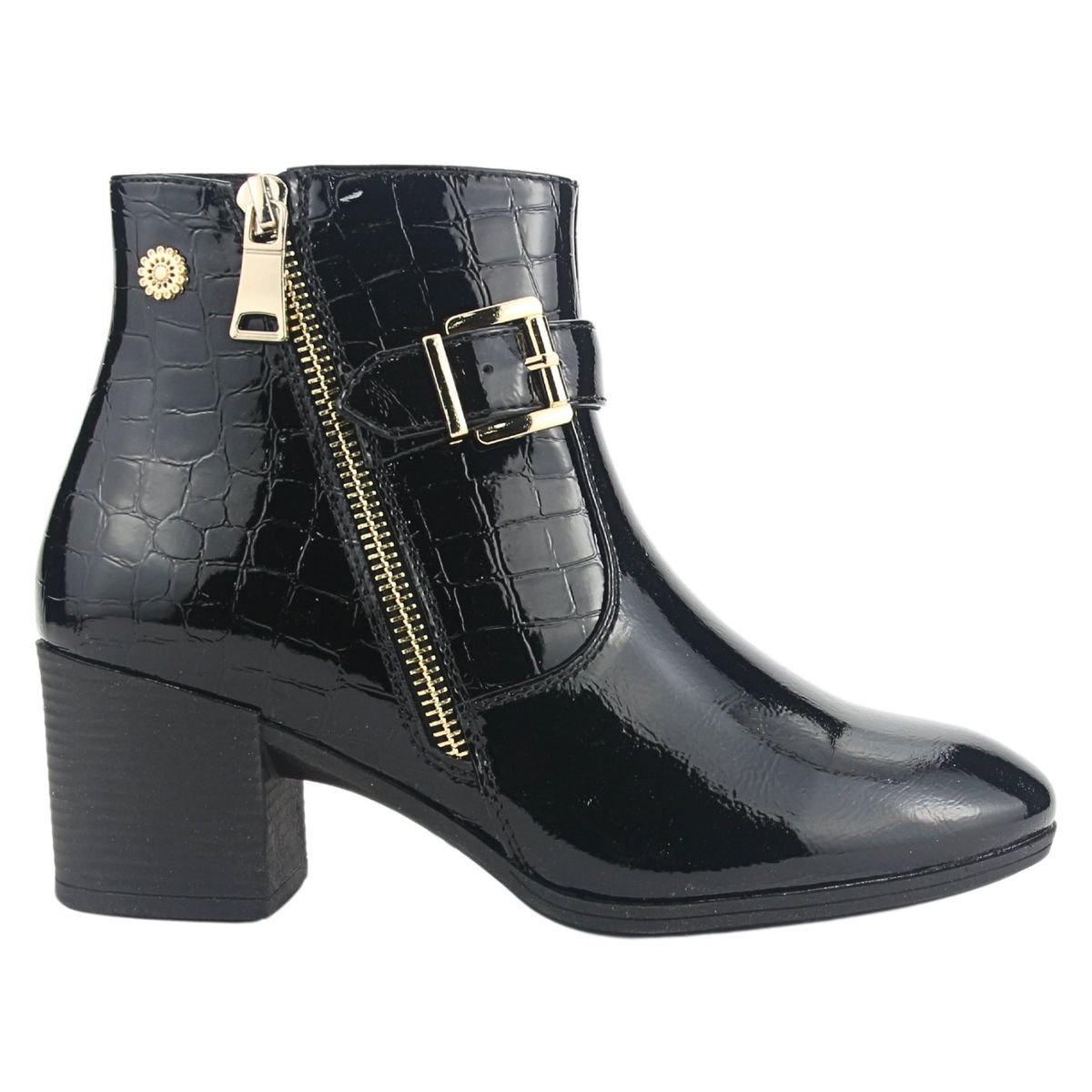 CHALADA - Botin Mujer Negro Casual Chalada Gally-4