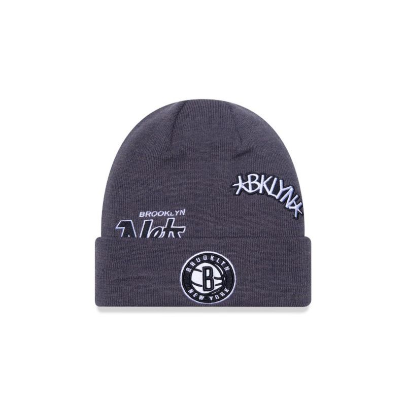 NEW ERA - Knit NBA Brooklyn Nets Cold Season Dark Green New Era