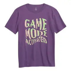 GAP - Polera Gráfica Manga Corta Morado