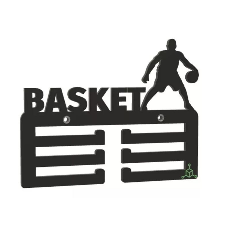 GENERICO - Medallero Basket Soporte Para Medallas De Básquetbol