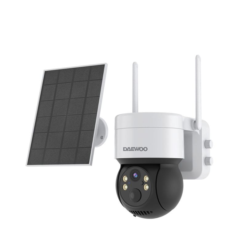 DAEWOO - Camara IP Seguridad Exterior con Panel Solar 2G 4G HD 1080p DI-SC43S