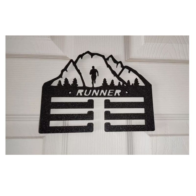 GENERICO - Medallero Running Soporte Para Medallas De Runner A Muro