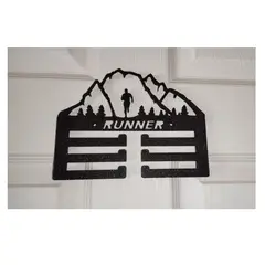 GENERICO - Medallero Running Soporte Para Medallas De Runner A Muro