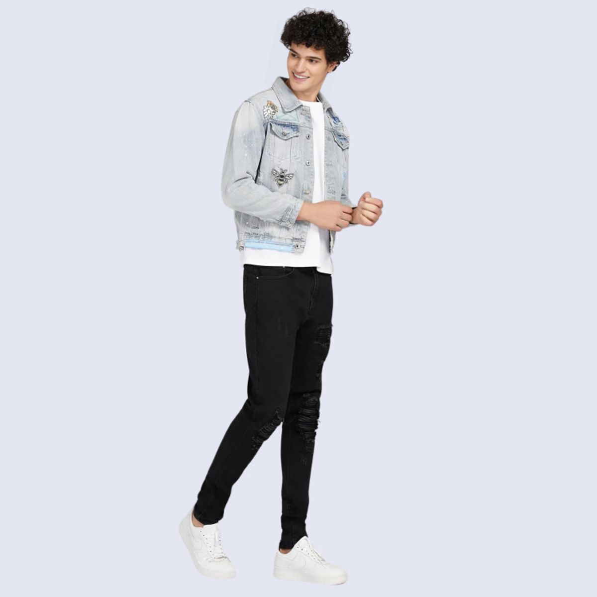 D'JOE - Chaqueta Denim Polonia Hombre