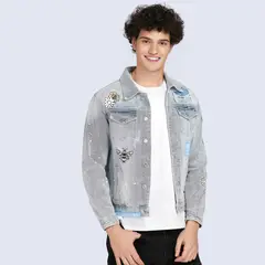 D'JOE - Chaqueta Denim Polonia Hombre