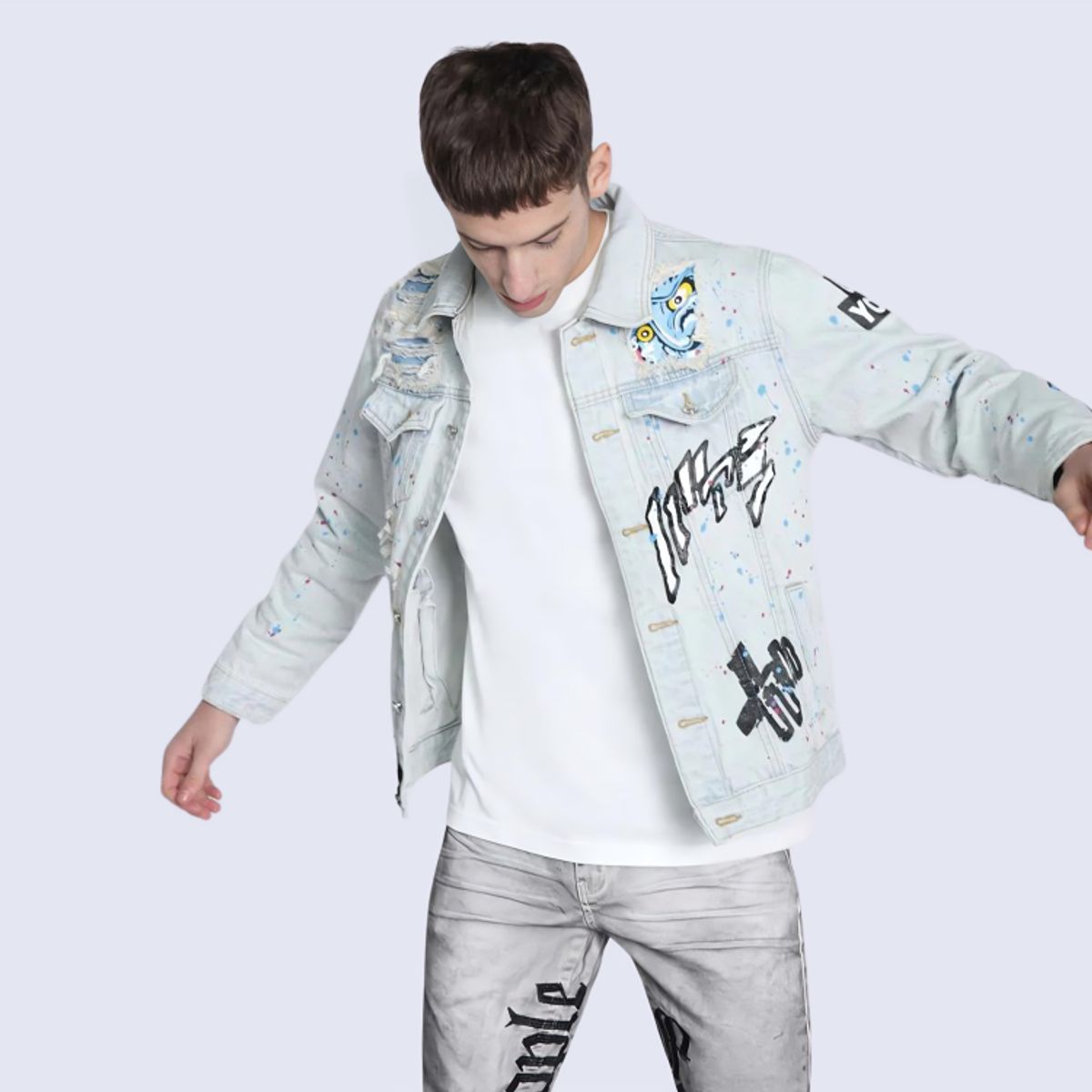 D'JOE - Chaqueta Denim Polonia Hombre