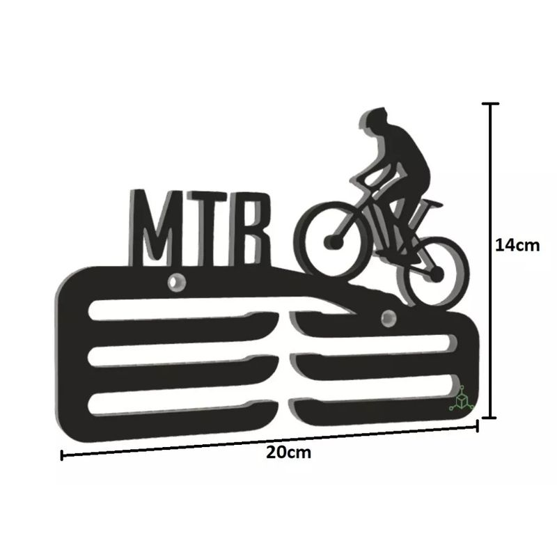 GENERICO - Medallero Mtb Colgador Para Medallas Ciclismo De Pared