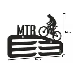 GENERICO - Medallero Mtb Colgador Para Medallas Ciclismo De Pared