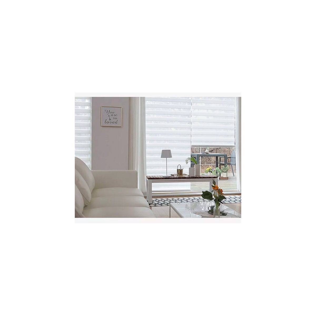 GENERICO - Cortina Roller Duo 120x200 Impermeable Y Resistente Al Moho