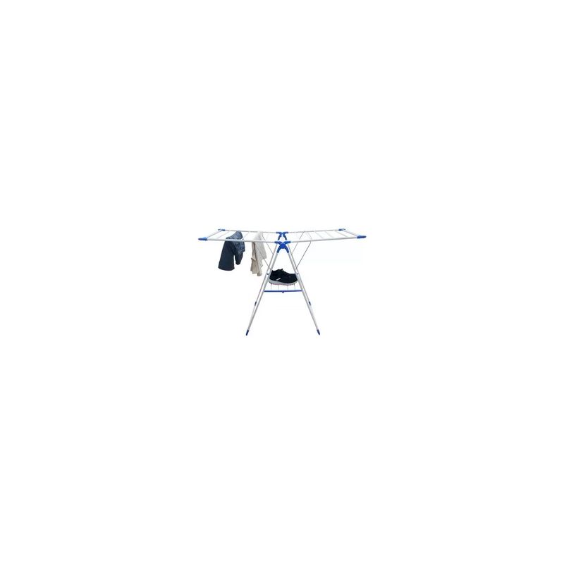 GENERICO - Tender Metalico Para Ropa De Pie Plegable Tendero 133 Cm