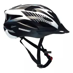 GENERICO - Casco Bici Adulto Ventilado Regulable Visera Talla S Blanco