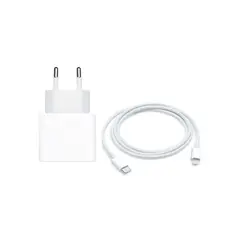 APPLE - Cargador USB-C 20W Original Con Cable C Lightning 2mt