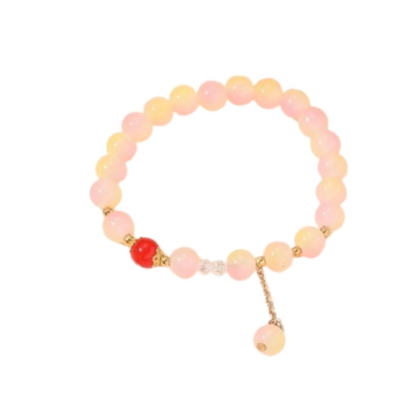 GENERICO - Pulsera con cuenta de moda cristal de colores