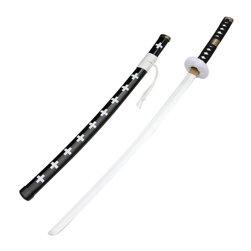GENERICO - Espada Katana One Piece Kikoku Cosplay Law Madera Calidad