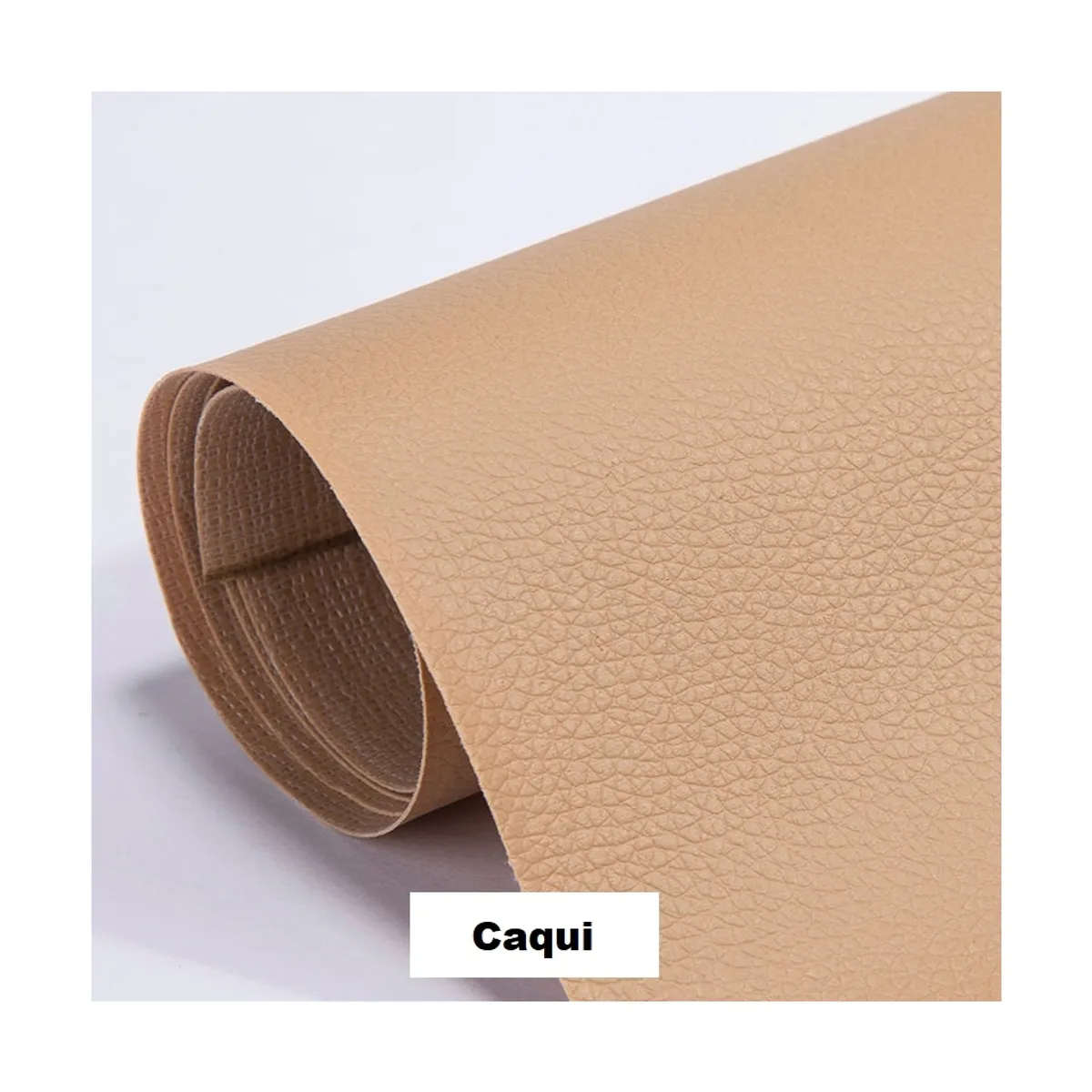 GENERICO - Parche Adhesivo Cuero Impermeable 30x20 Caqui Sofás Reparación