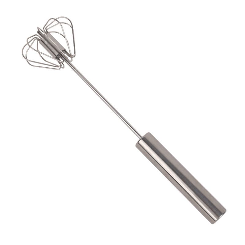 VATYERTY - Batidor de huevos manual de acero inoxidable para comidas