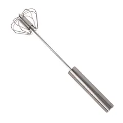 VATYERTY - Batidor de huevos manual de acero inoxidable para comidas