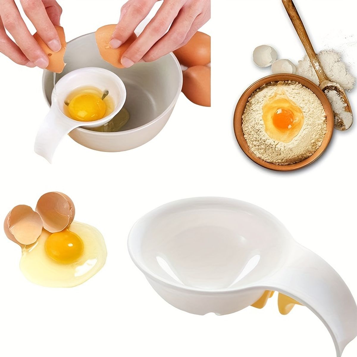 VATYERTY - Separador de yema de huevo fácil de usar