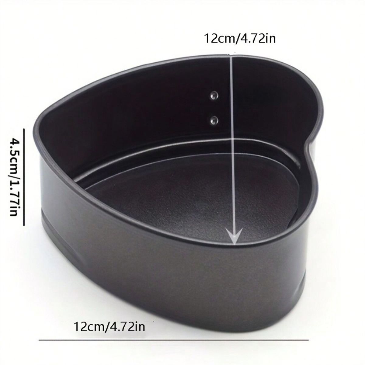 VATYERTY - Bandeja para hornear antiadherente en forma de corazón