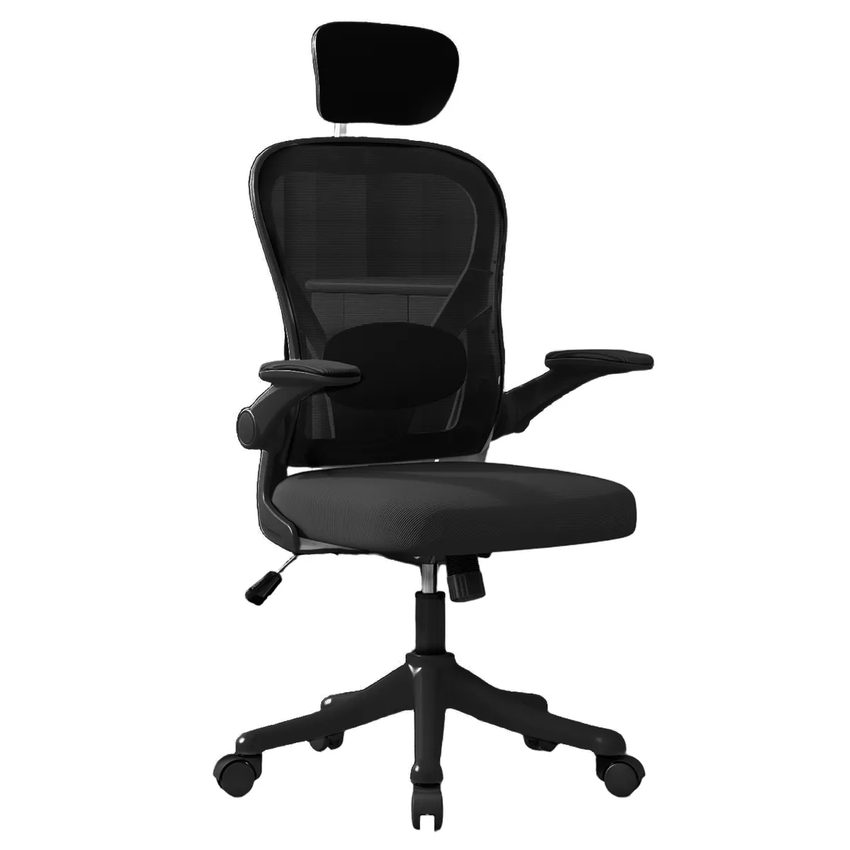 VIDITA - Silla Amia Ergonómica De Oficina Soporte Lumbar Ajustable Negro