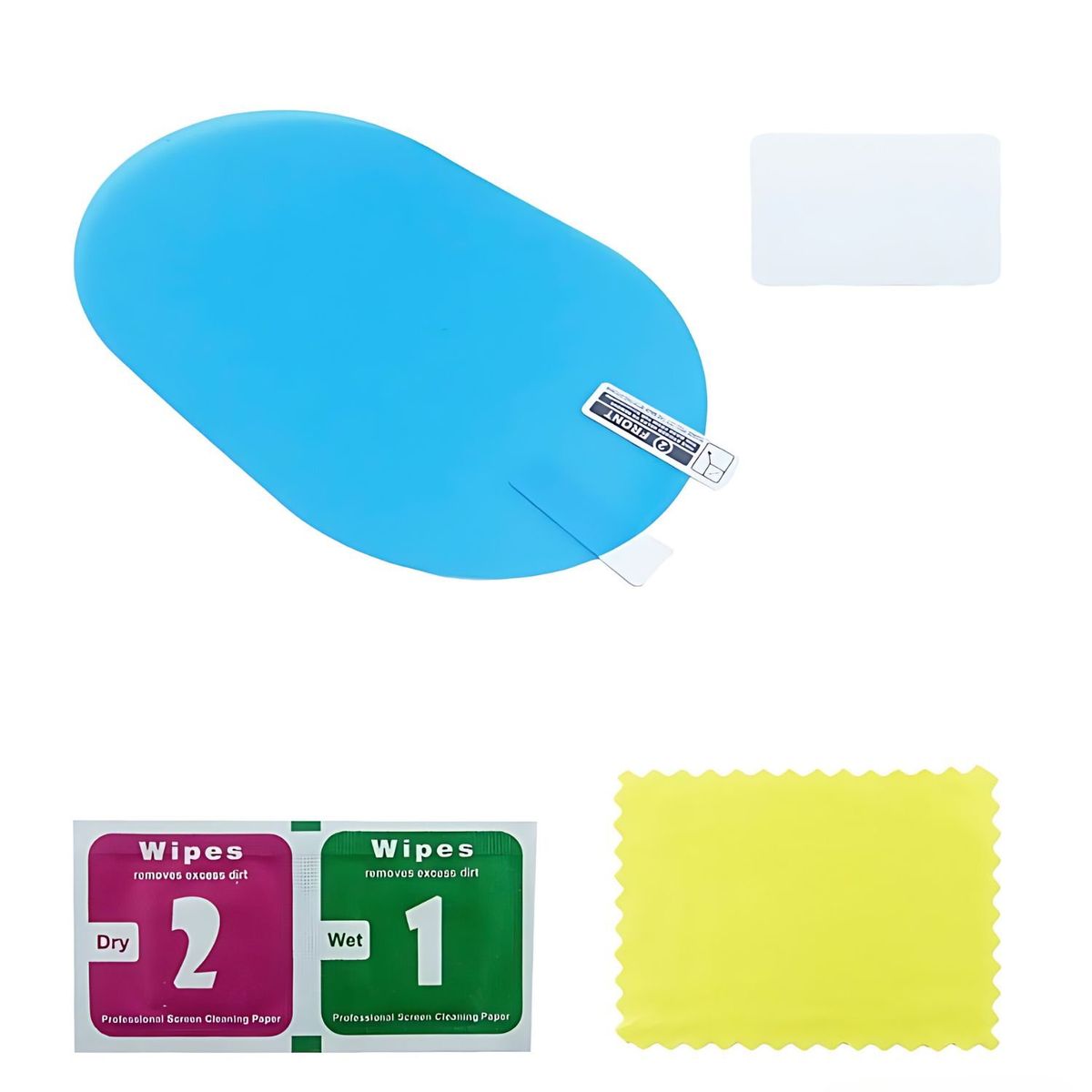 GENERICO - Lamina Para Espejo Retrovisor Auto Antilluvia Antiempañante