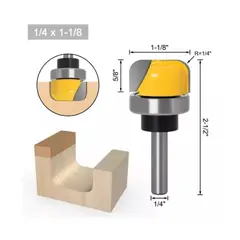 GENERICO - Fresa Ranuradora De Vaciado 14 Para Router Carpintería