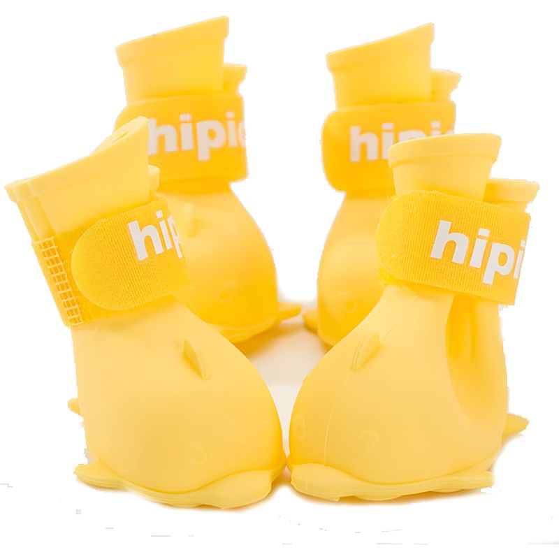 CRUSEC - Zapatos Para Perros De Material Impermeable De Silicona L