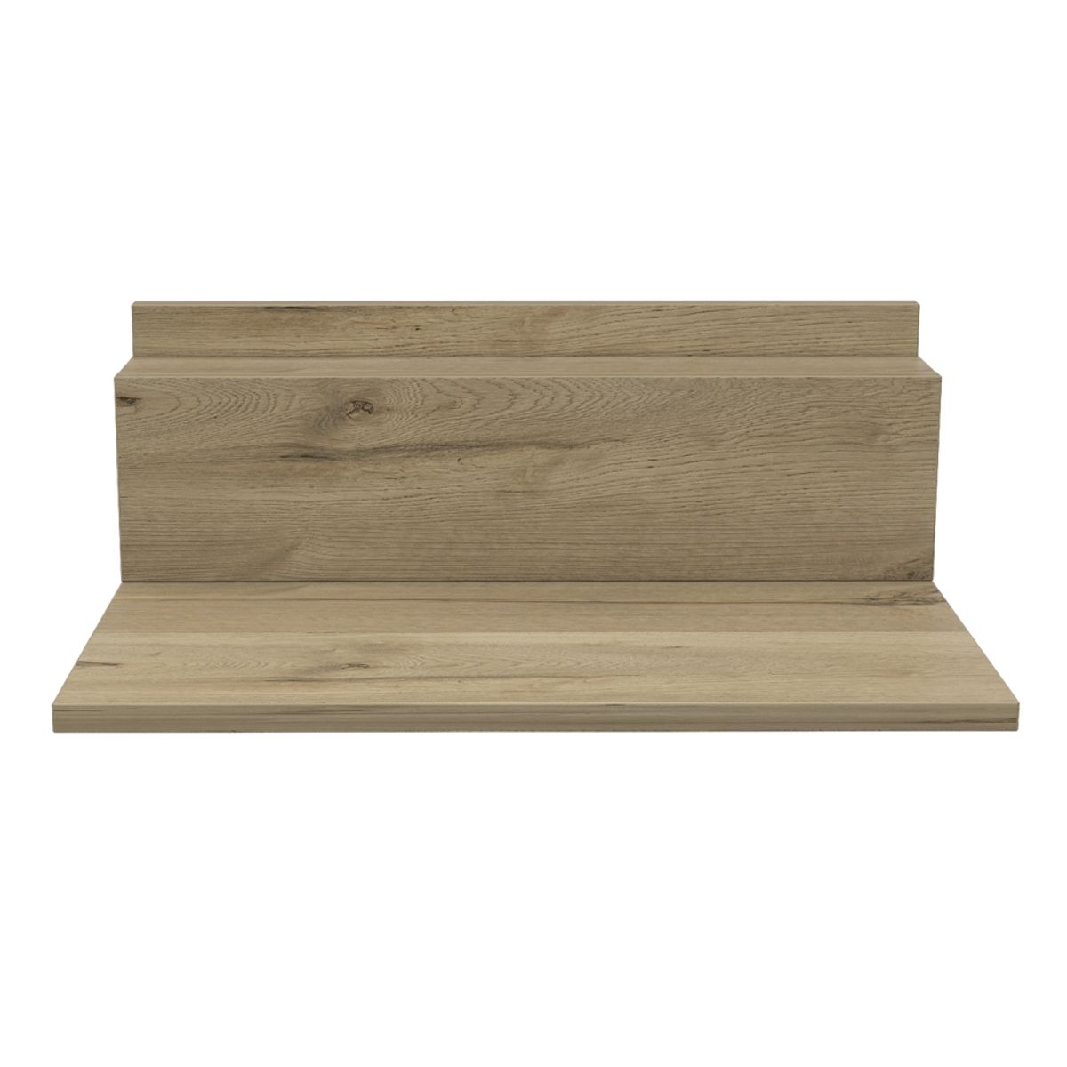 FMFURNITURE - Escritorio Flotante - Café Claro 36.3x78x55.1 cm