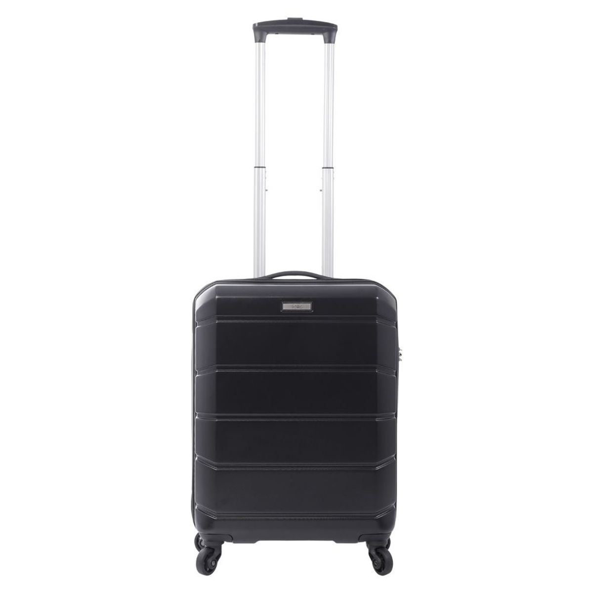 TOTTO - Totto Rayatta Maleta de Cabina  Carry On Rigida Negra Talla S