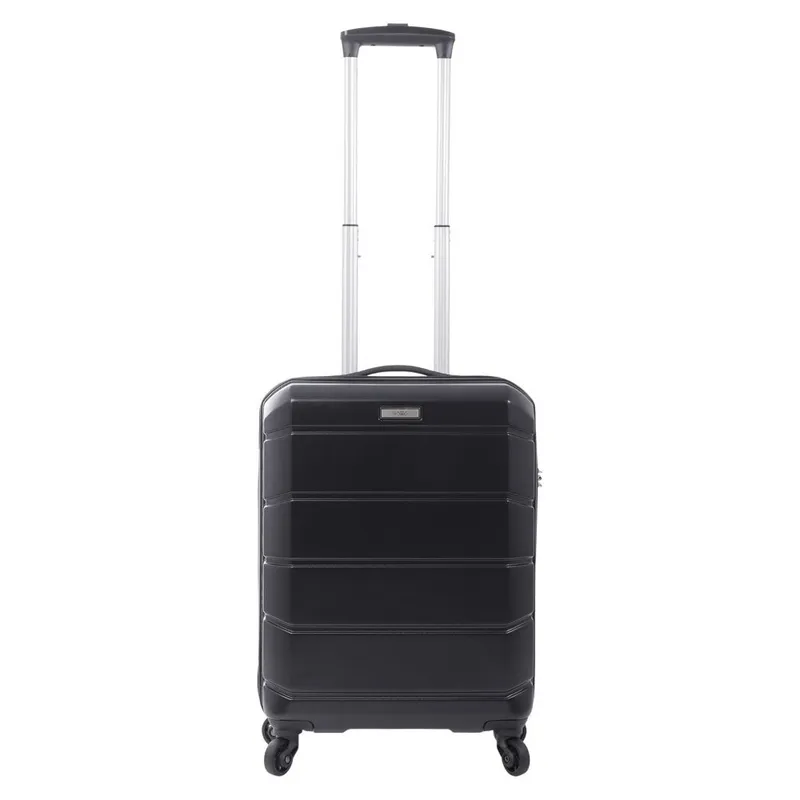 TOTTO - Totto Rayatta Maleta de Cabina  Carry On Rigida Negra Talla S