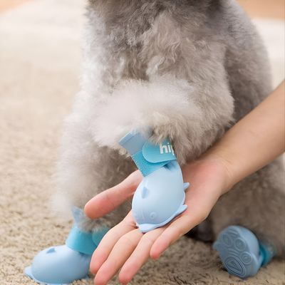 Imagen 2 del producto Zapatos Para Perros De Material Impermeable De Silicona L