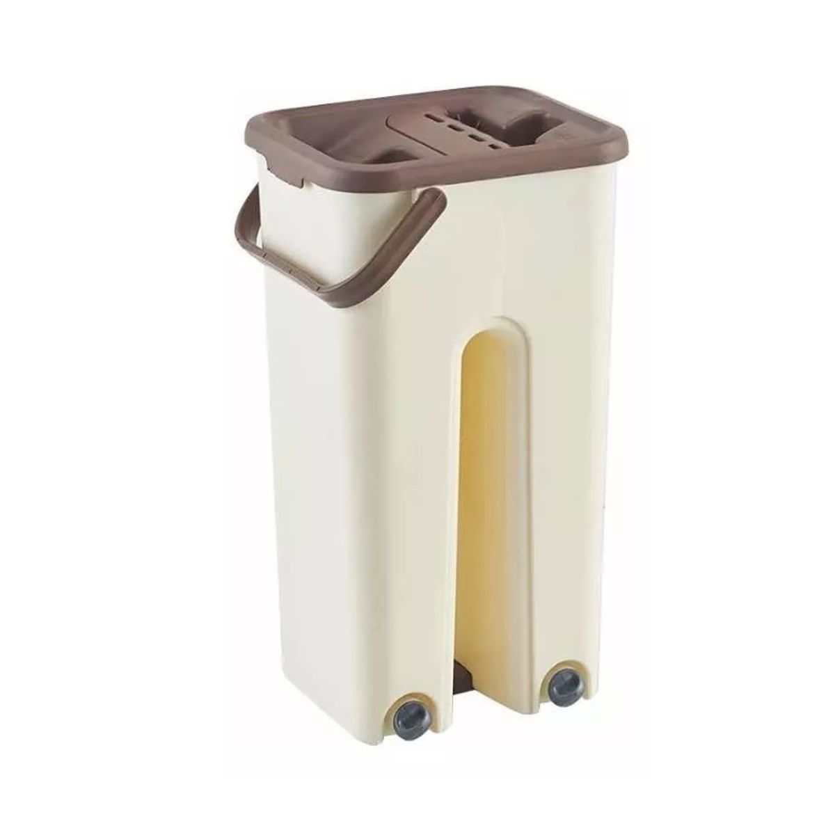 GENERICO - Trapeador Telescópico Giratorio 360° Con Balde Más Repuesto