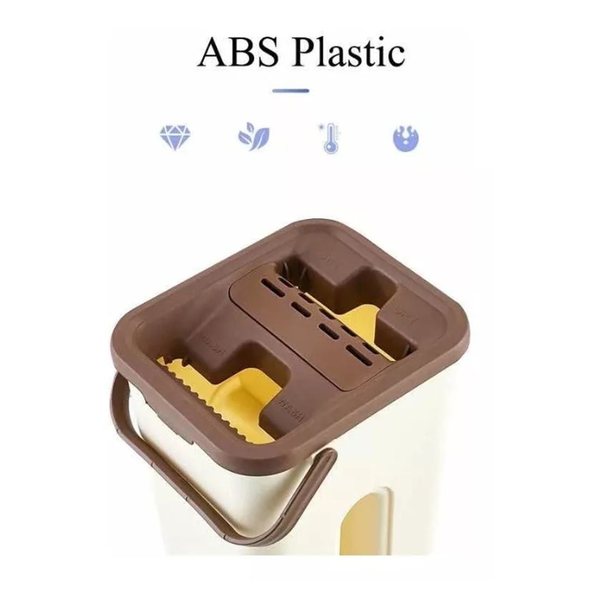 GENERICO - Trapeador Telescópico Giratorio 360° Con Balde Más Repuesto