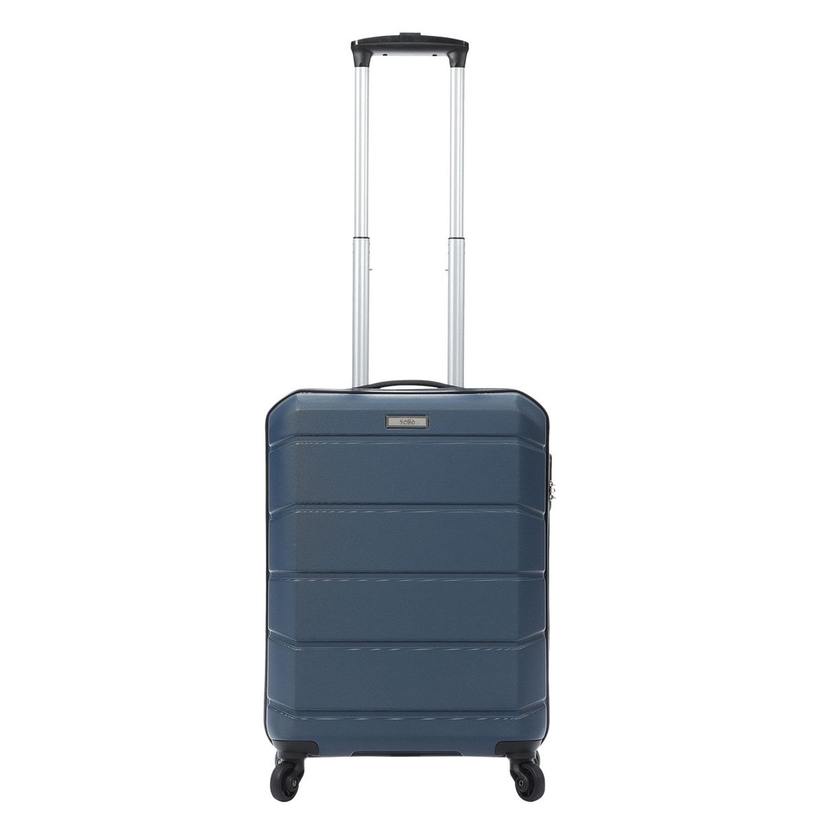 TOTTO - Maleta de cabina / Carry On Rigida Azul con Ruedas 360 Totto Rayatta