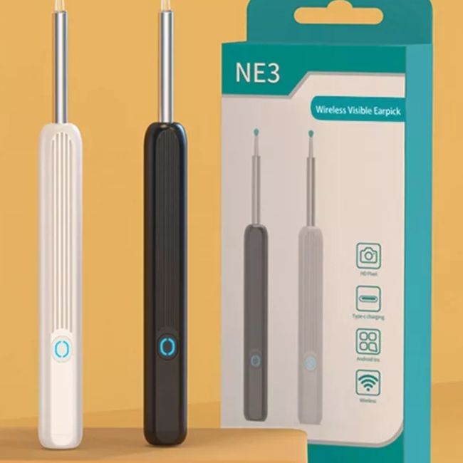 OEM - Limpiador De Oídos NE3 Herramienta Alta Precisión Cámara Luz LED