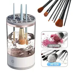 GENERICO - Limpiador Electrico Brochas Maquillaje Cosmeticos USB