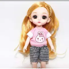 GENERICO - Mini muñeca linda 16cm de coleccion de miniaturas para niños