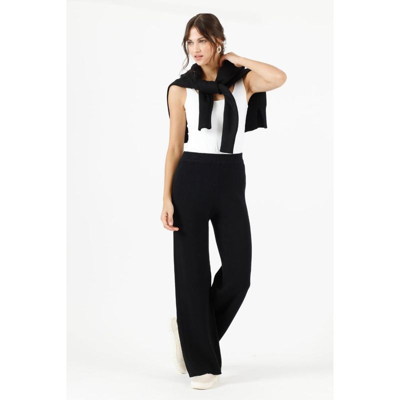 PRIVILEGE - Pantalon straight negro PRIVILEGE 506 - Negro