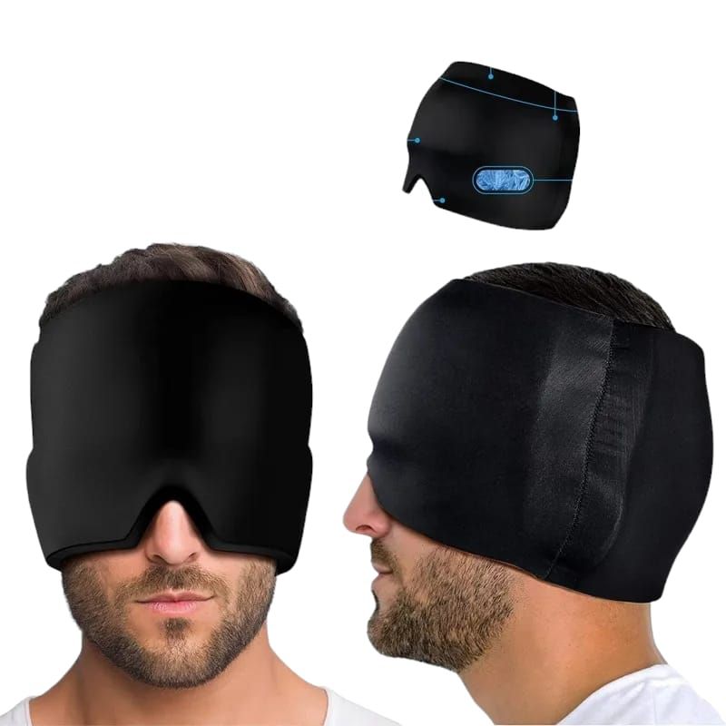 GENERICO - Gorro De Gel Tipo Compresa Terapia Alivio Migraña Dolor Cabeza